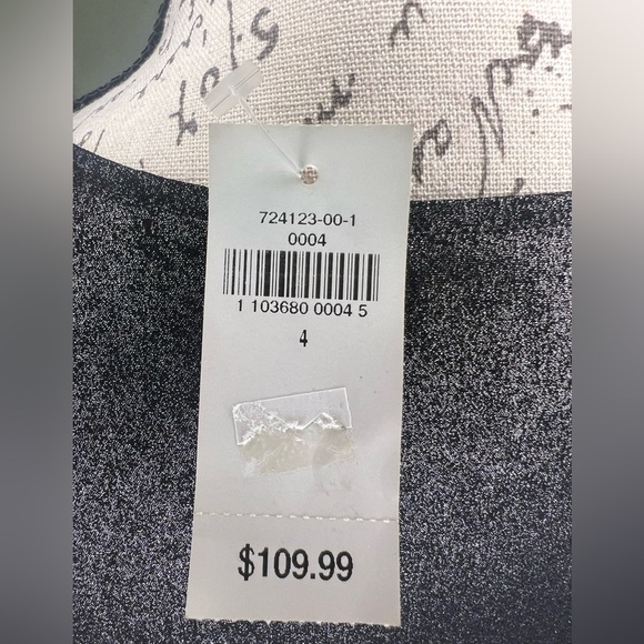 Banana Republic | NWT Ruffled Sleeveless Gray Dress for Women Size 4 Small - Picture 10 of 16